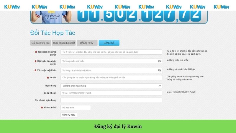 Đăng ký đại lý Kuwin Đăng ký đại lý Kuwin