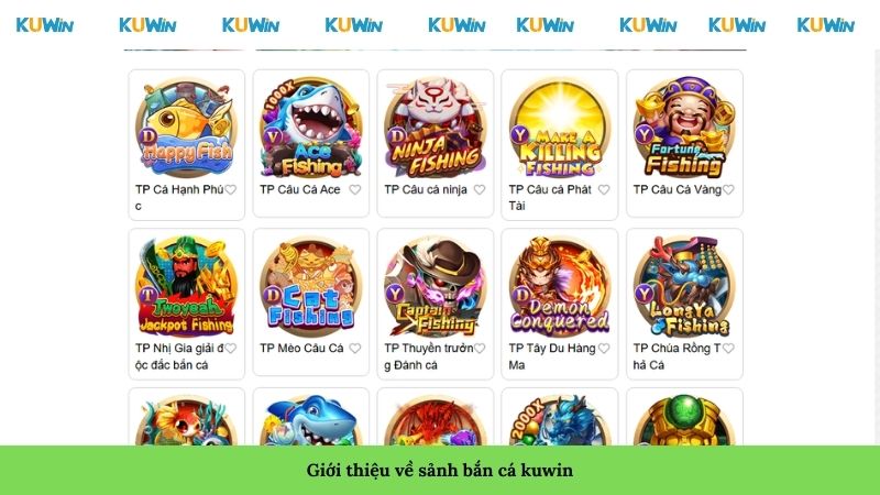 Giới thiệu về sảnh bắn cá Kuwin Giới thiệu về sảnh bắn cá Kuwin
