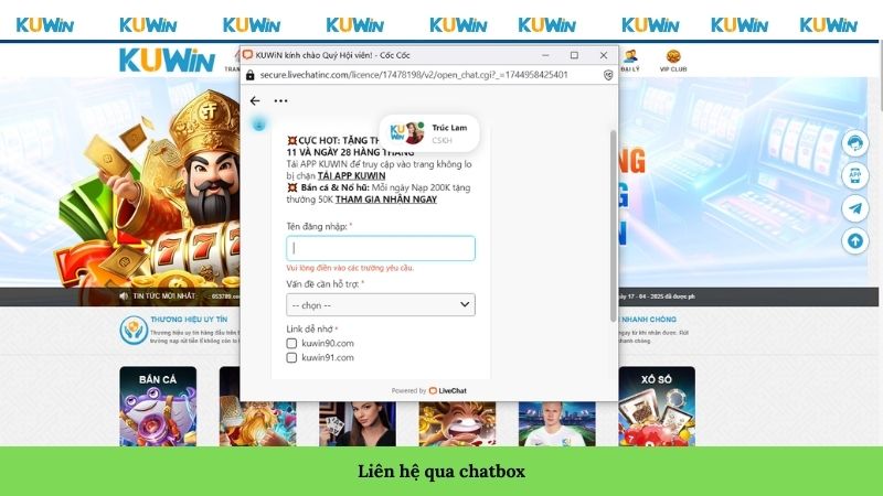 Liên hệ qua chatbox Liên hệ qua chatbox