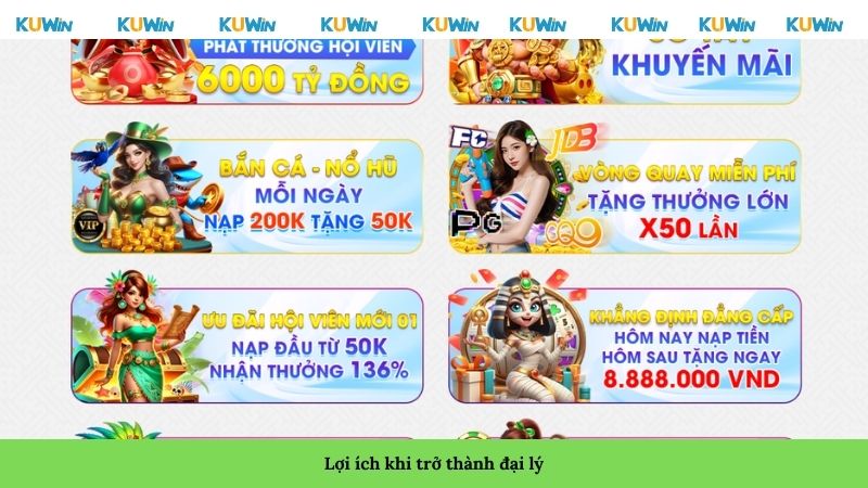 Lợi ích khi trở thành đại lý Lợi ích khi trở thành đại lý