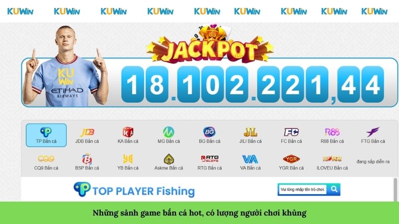 Những sảnh game bắn cá hot, có lượng người chơi khủng Những sảnh game bắn cá hot, có lượng người chơi khủng