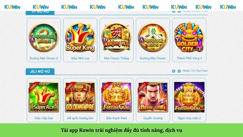 Tải app Kuwin trải nghiệm đầy đủ tính năng, dịch vụ Tải app Kuwin trải nghiệm đầy đủ tính năng, dịch vụ